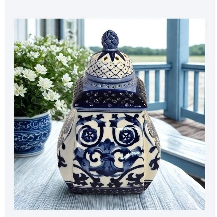 陶瓷方形装饰盒罐子和罐| eBay