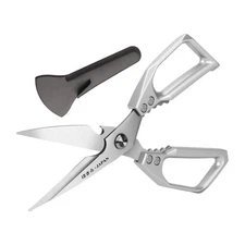 All Purpose Kitchen Shears with Protective Sheath Durable Stainless Steel Scisso