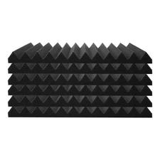 Uimoso Acoustic Foam Panels 52 Pack 12 x 12 x 1 in for Studio Walls & Ceilings
