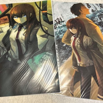 Steins;Gate A3 Clear Poster: Kurisu Makise & Rintarō Okabe (MIB)Notes: