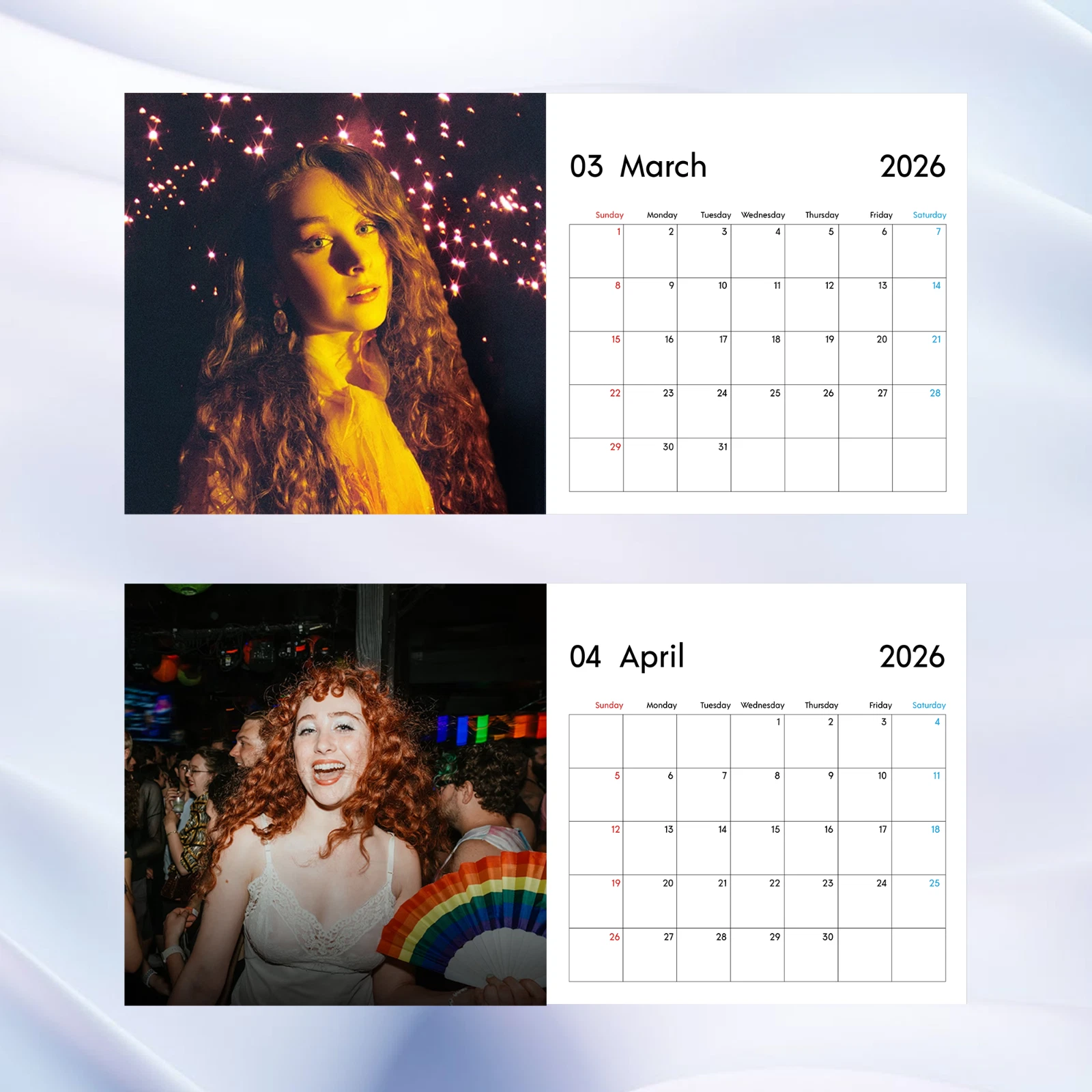 Chappell Roan 2026 Calendar, Music Star Wall Calendar, Fan Collectible Gift