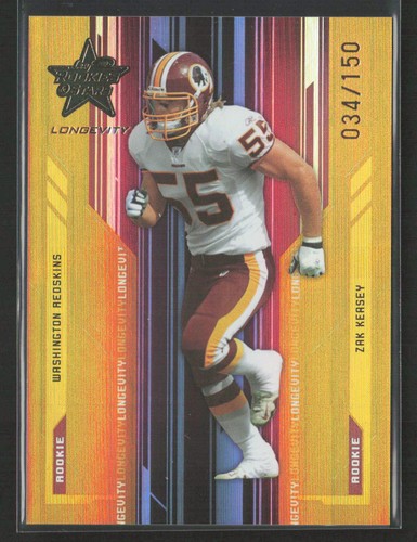 Zak Keasey 2005 Leaf Rookies & Stars Longevity #198 Gold /150