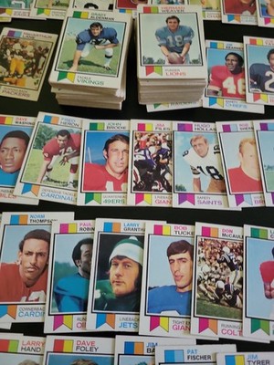 1973 Topps Football Lot - 218 Different - W/ Willie Williams and Pat Matson