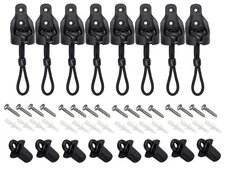 Lifepefe Sunshade Parts, Bunge kit and end Cover 5 Sets, Weather Resistant, R...