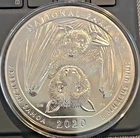 2020 SILVER 5 OZ ATB NATIONAL PARK OF AMERICAN SAMOA SILVER COIN IN CAPSULE BU.