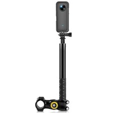 Motorcycle Bicycle Handlebar Fixture Mount Camera Bracket Adapter