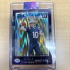 2024 Panini Donruss Optic - Rated Rookie Drake Maye #229 Purple Shock Prizm (RC)