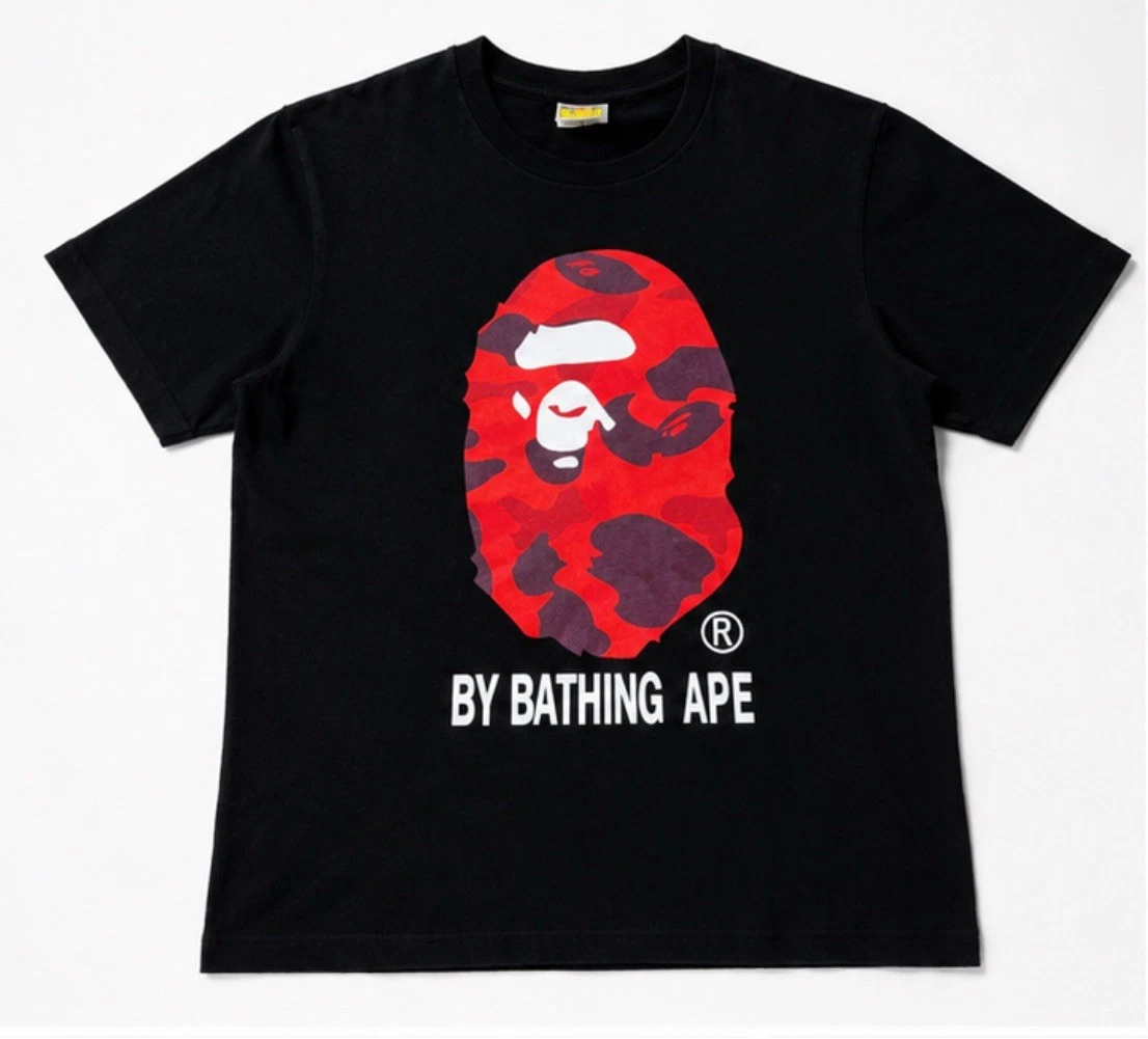 A Bathing Ape男式迷彩T恤| eBay