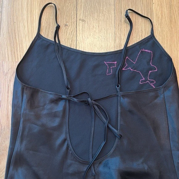 UNDERCOVER Abito slip Victoria's Secret nero rosa lingerie birra Madison taglia XS