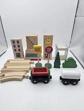 Wooden Train Mixed Lot of 13 Pieces