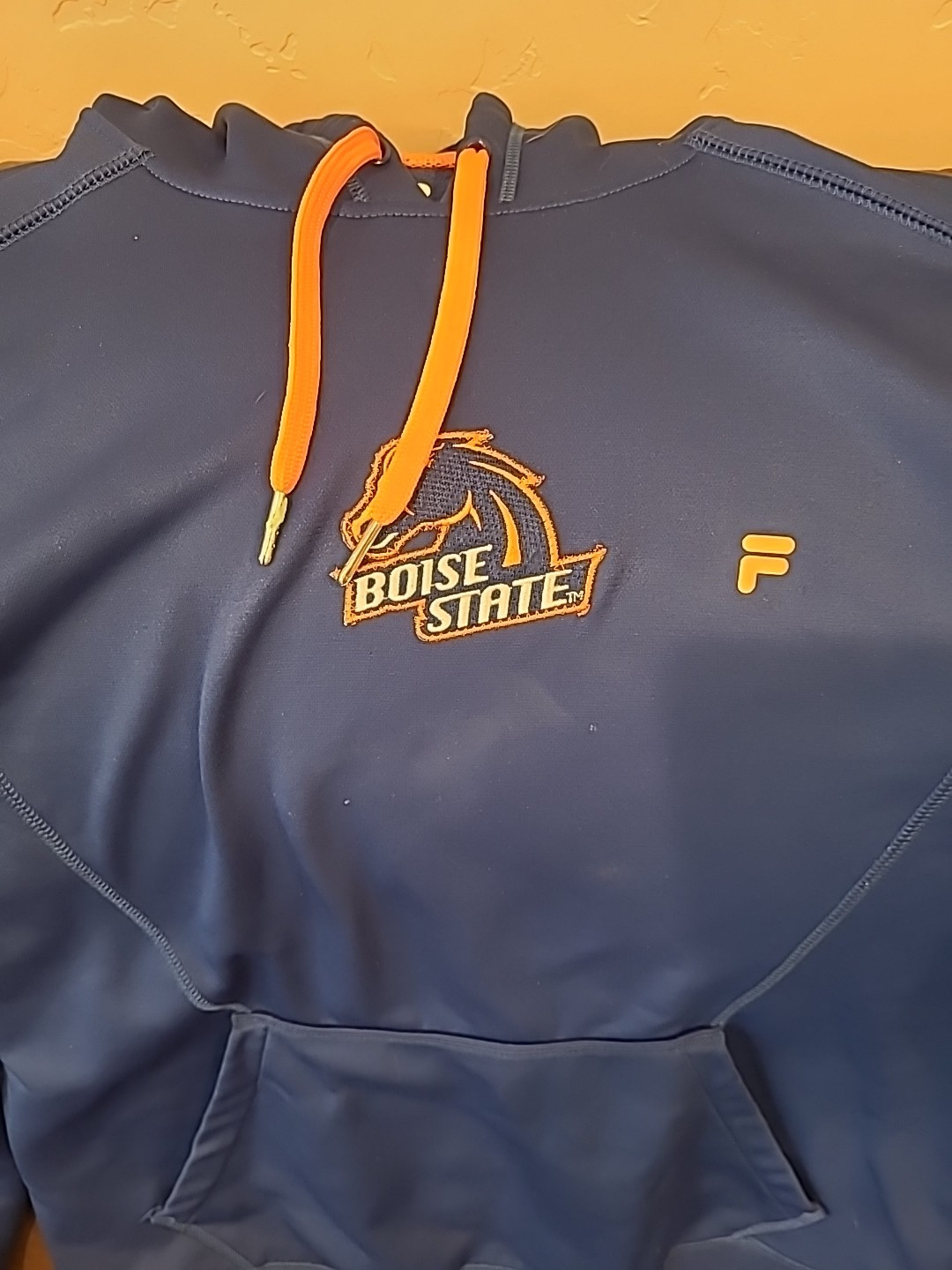 Boise State Fila Felpa con Cappuccio Blu Medio Leggi