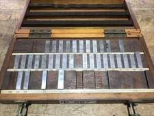 Starrett Weber .05005 - 2.000 Gage Block Set Old School Incomplete