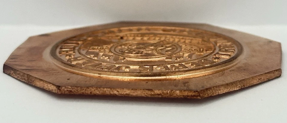 Derek Jeter New York Yankees Stadium 1995-2014 Cobre Troquel Prueba Acuñación Huelga Foto 4 de 4