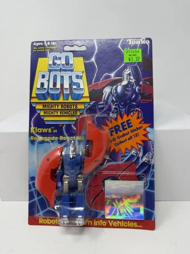 Klaws Mighty Robots 1985 Tonka  GOBOTS Vintage Sealed ON CARD