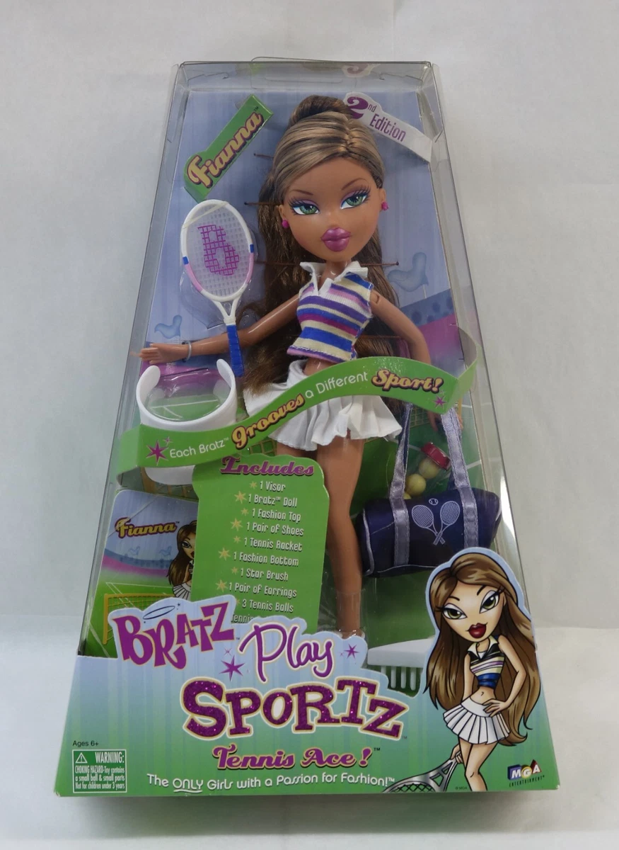 Bratz Play Sports Tennis Ace Fianna 2nd Edition 295587 Not Removed From Box