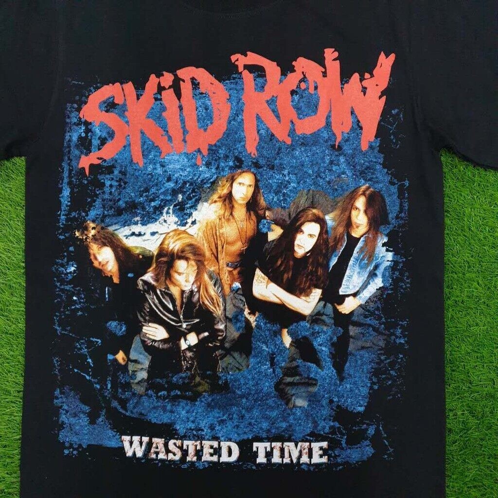 FILA T shirt unisex Retro Skid Row tempo perso regalo per fan TE1782