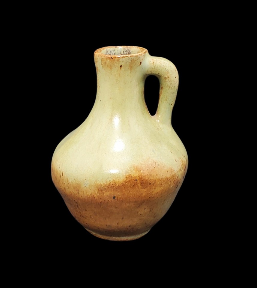 Vtg Rare Polomeme Art Pottery Red Clay Miniature Pitcher 3½