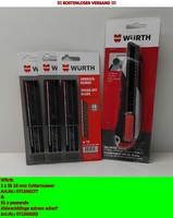 WüRth 3K Cuttermesser 071566277 Teppichmesser 18 Mm + 31 Klingen Extrem Scharf