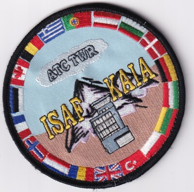 ATC Tower ISAF KAIA Afghanistan Air Traffic Control patch USAF US Air Force
