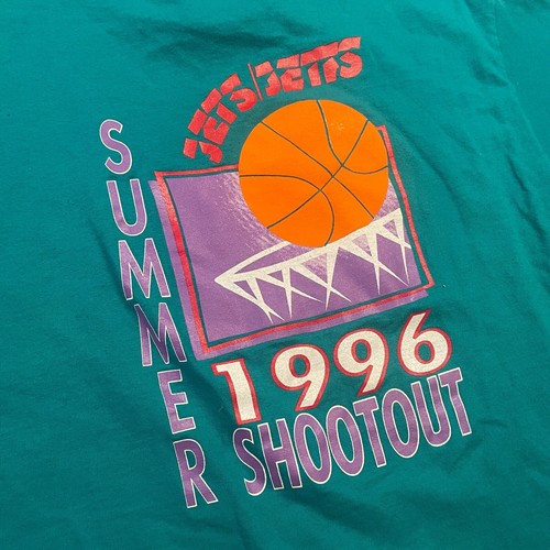 VTG 1996 Jets Jetts Summer Shootout Single Stitch Crew Neck T Shirt Men Sz M - Picture 10 of 10