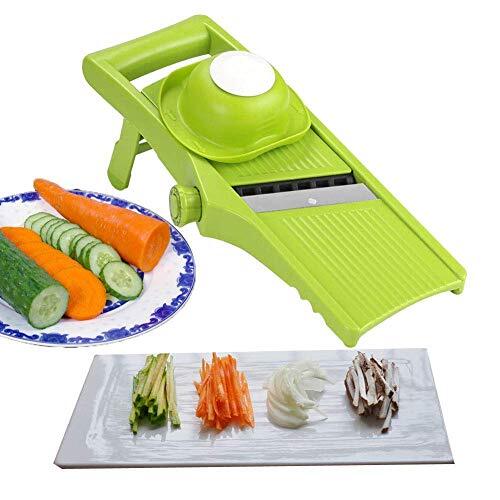 Voarge Affettatrice manuale 3 in 1 per verdure e verdure, professionale, (a8H)