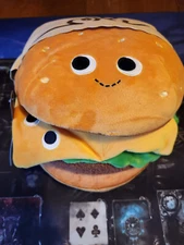 KidRobot Yummy World 10" Interactive Plush Burger w/ Individual Toppings