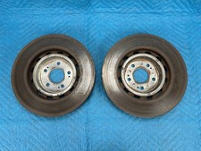 Genesis GV70 3.5L Front Disc Brake Rotors RH & LH Pair 51712-T1200 18k 21-24 OEM