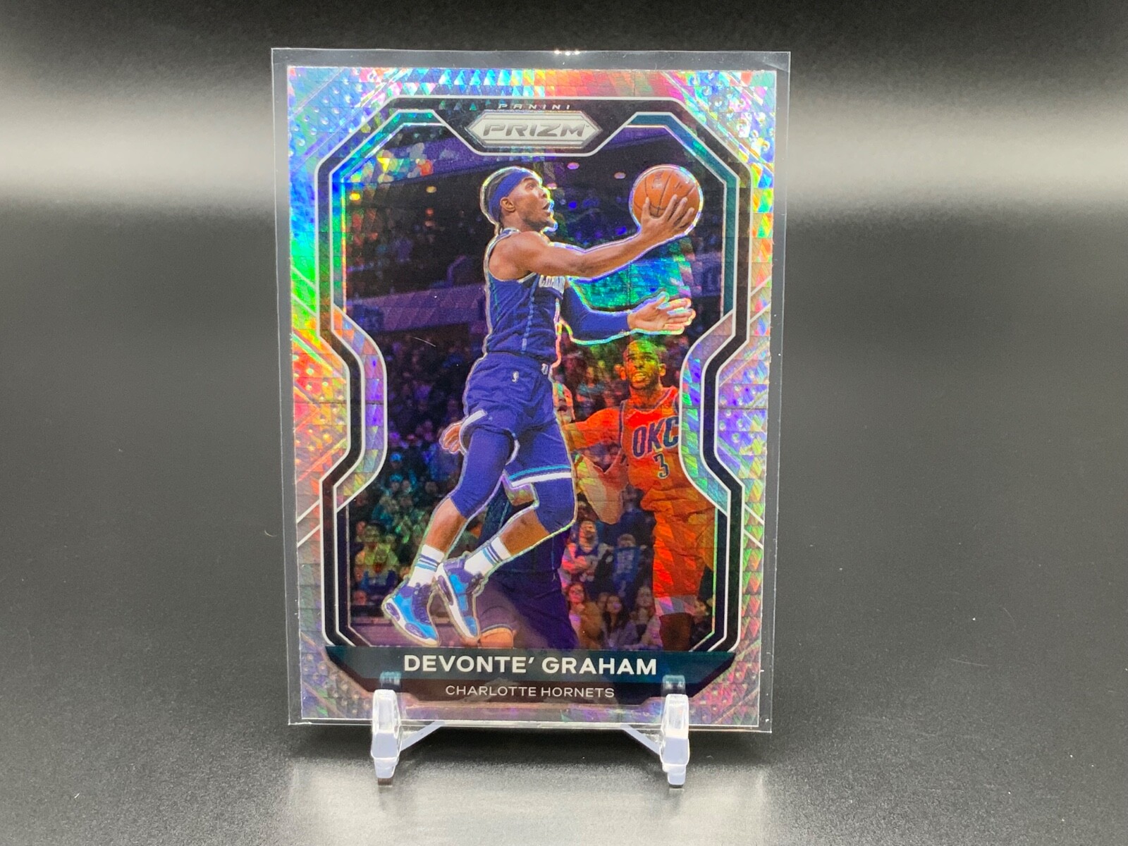 2020-21 Panini Prizm - #73 Devonte' Graham Silver Hyper Prizm TTC1524