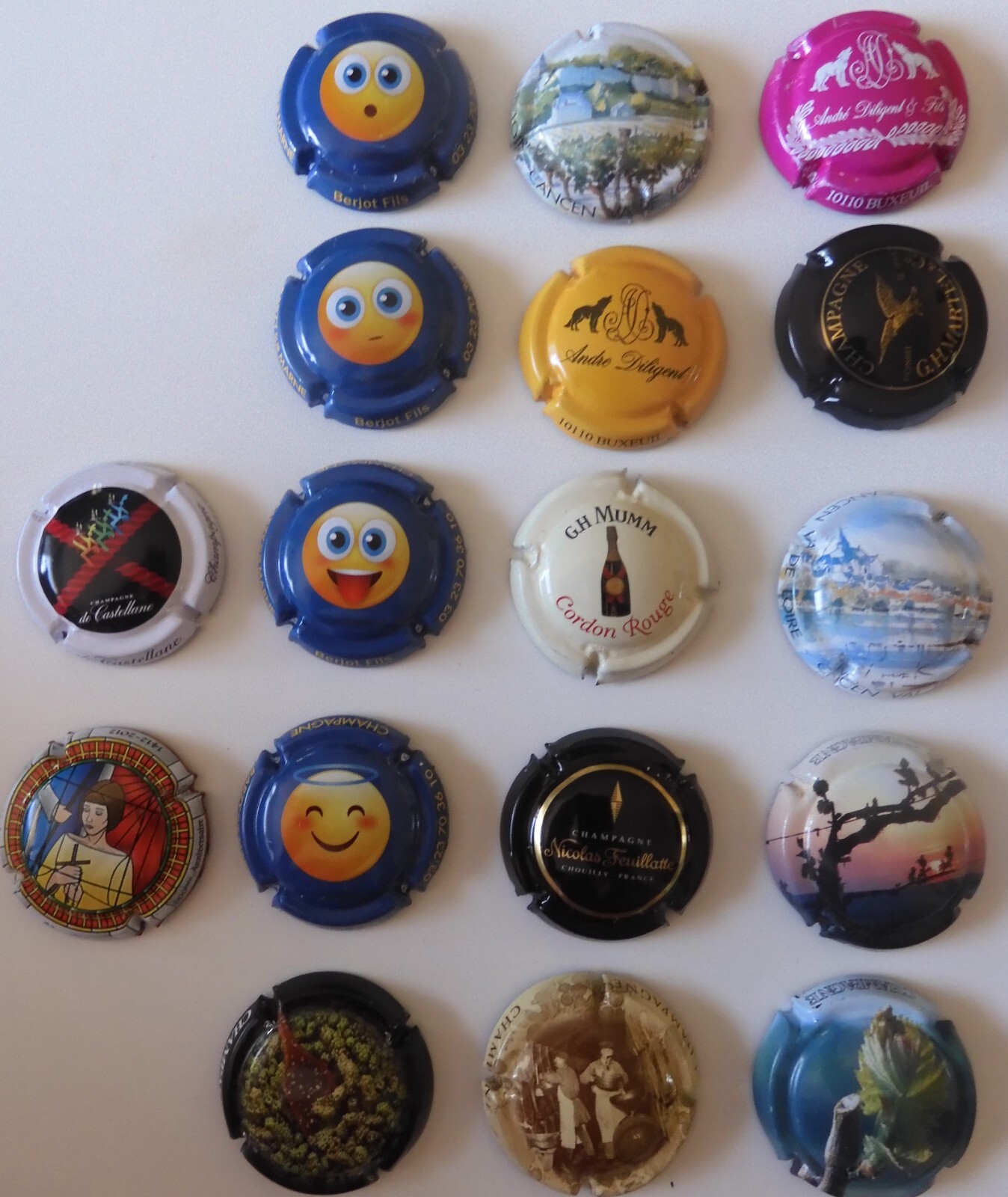 Lot de 32 capsules de champagne et génériques eBay
