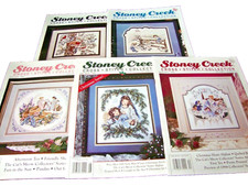 Stoney Creek Cross Stitch Collection Magazine - Lot Of 5 - 1993