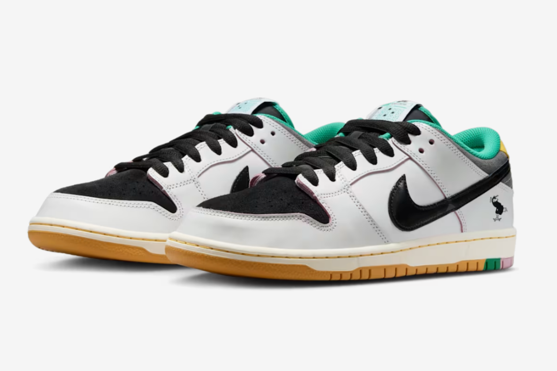 スケートボード Nike SB Dunk Low Pro QS 6 (US) HJ4132-100 CSEF Nike SB Dunk Low Pro QS White and Black