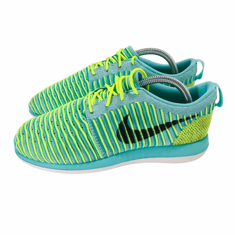 Nike Roshe Two Flyknit Hyper 844620-300 talla 6Y Hyper Turquesa para mujer talla 7,5 Foto 2 de 4