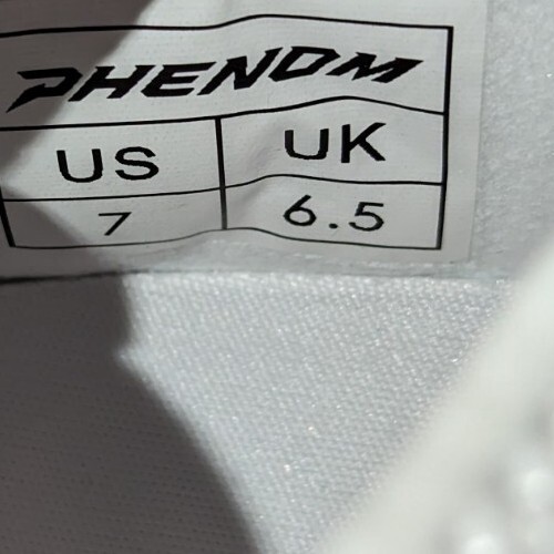 QUANTUM SPEED: FOOTBALL CLEATS WHITE by Phenom Elite Sz-7 - Picture 11 of 17