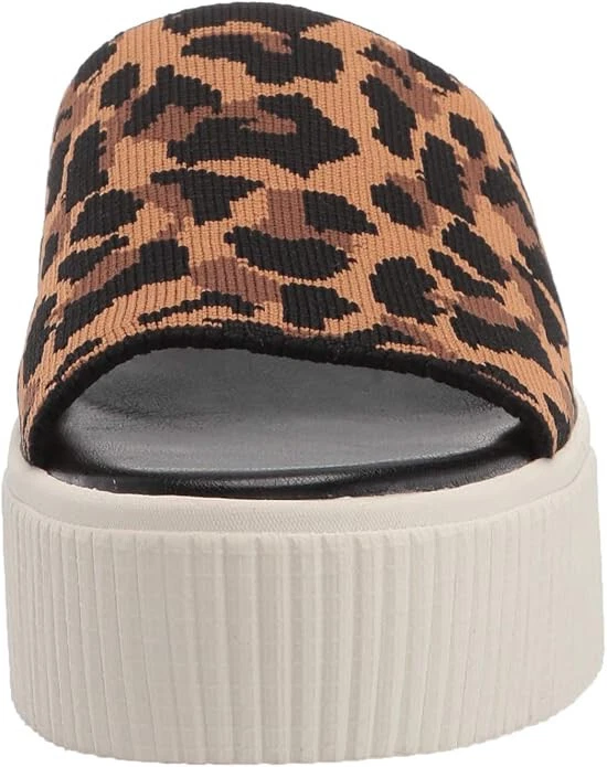 Sandalia Jessica Simpson Ezira Plataforma Slide | Leopardo Marrón | 9M Foto 2 de 4