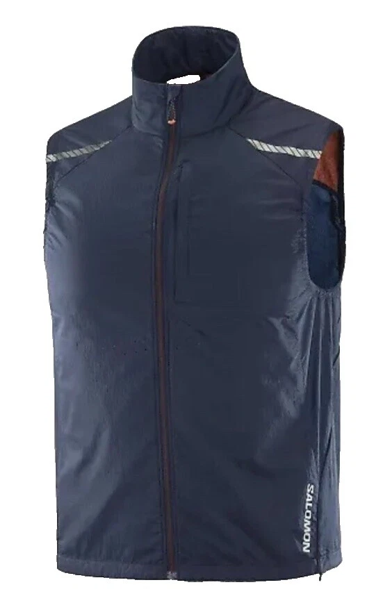 Salomon Negro abrigos, chaquetas y chalecos para hombres