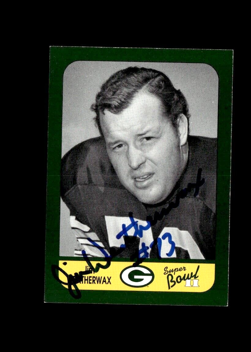 Jim Weatherwax 1991 Super Bowl II Champion Green Bay authentic