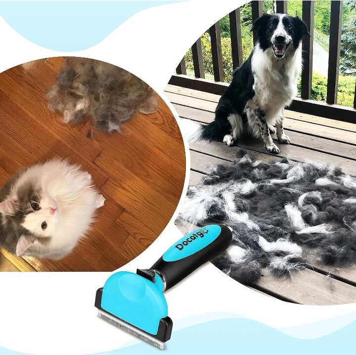 Set Pettini Antipulci Per Cani E Gatti - 4 Pettini In Acciaio Inox Per Toelettatura, Rimozione Nodi E Pulci - Foto 9