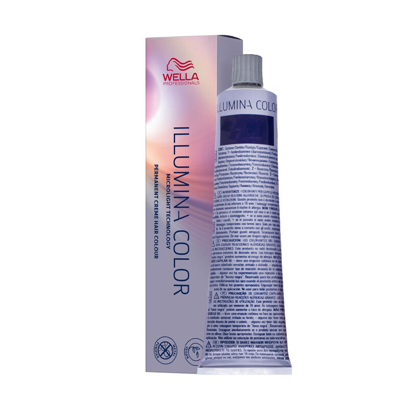Color Permanente para el Cabello WELLA Illumina 60ml Todos Tonos