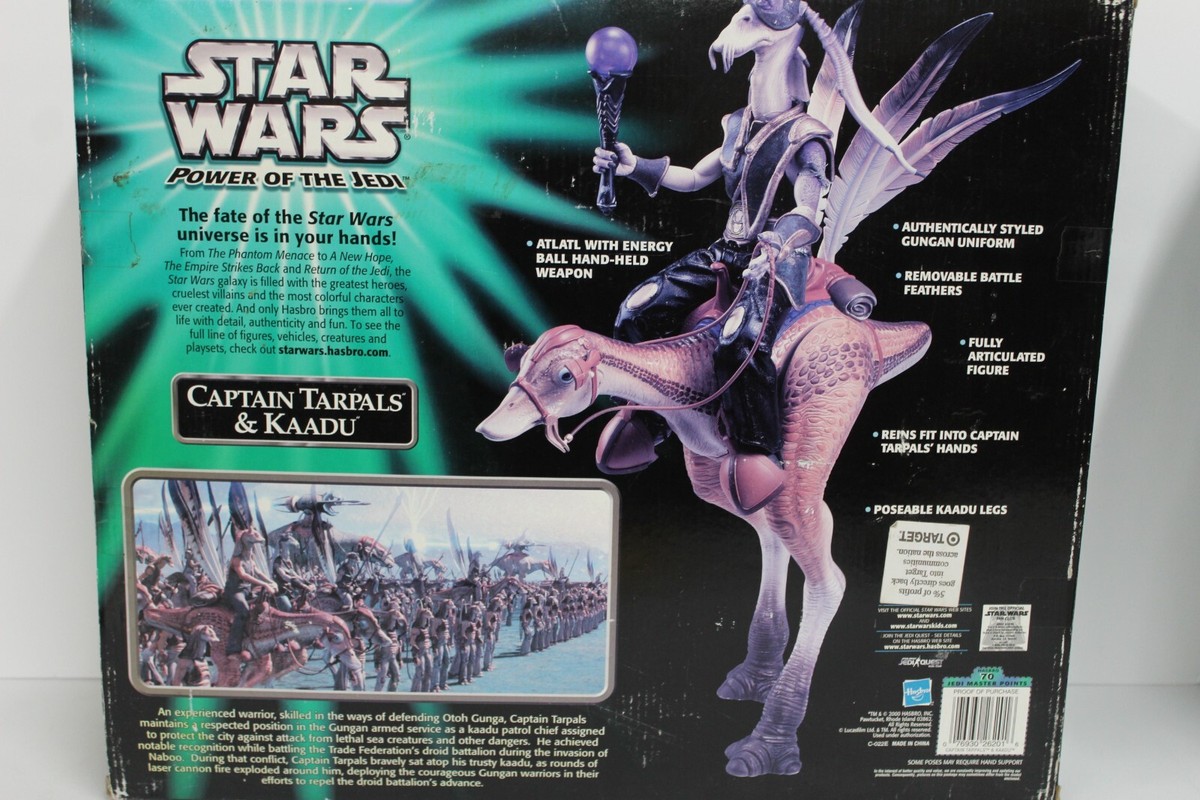 Hasbro Star Wars Power Of The Jedi Captain Tarpals And Kaadu