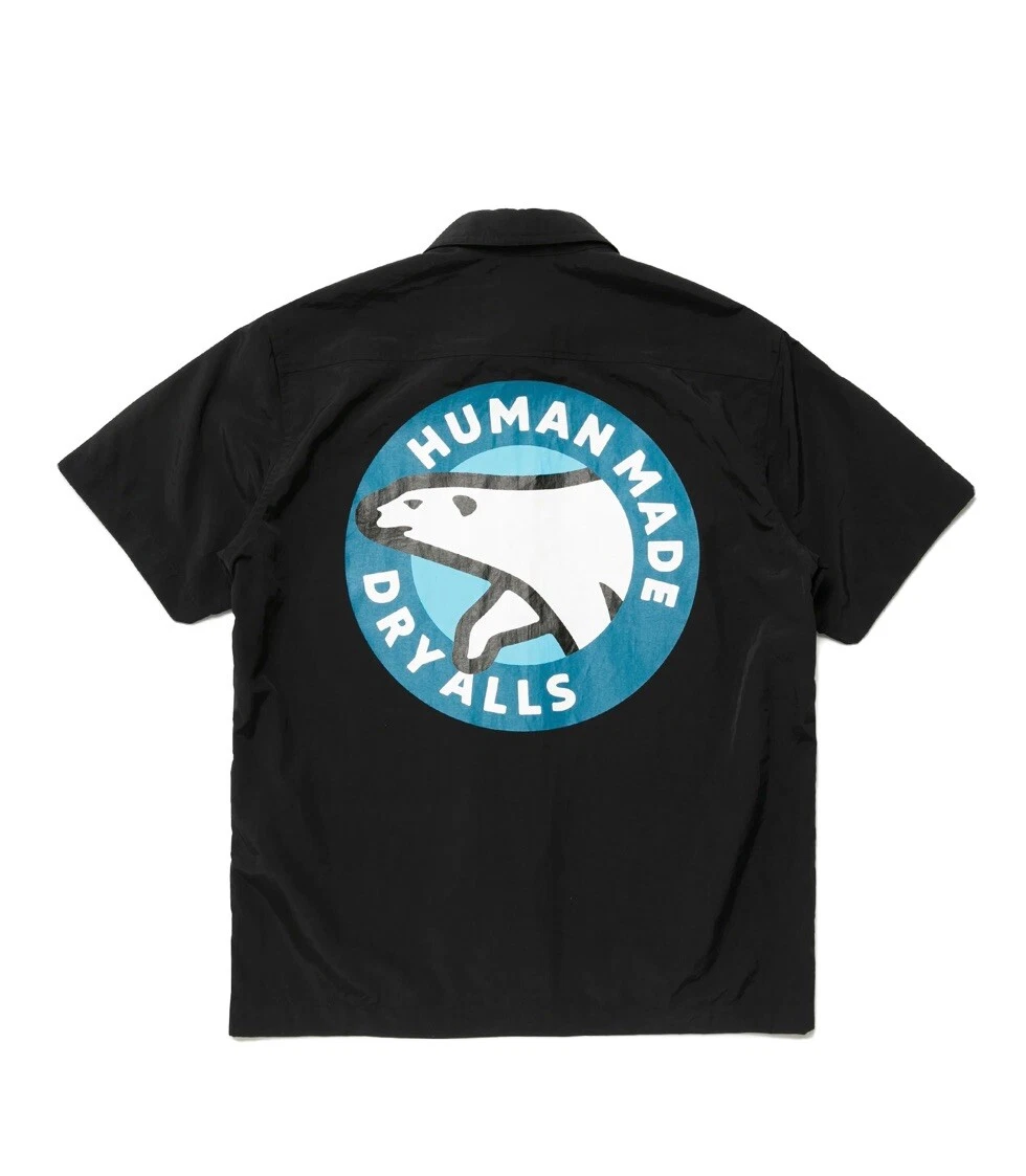 Human Made CAMPING S/S SHIRT Polar Bear Size L Black