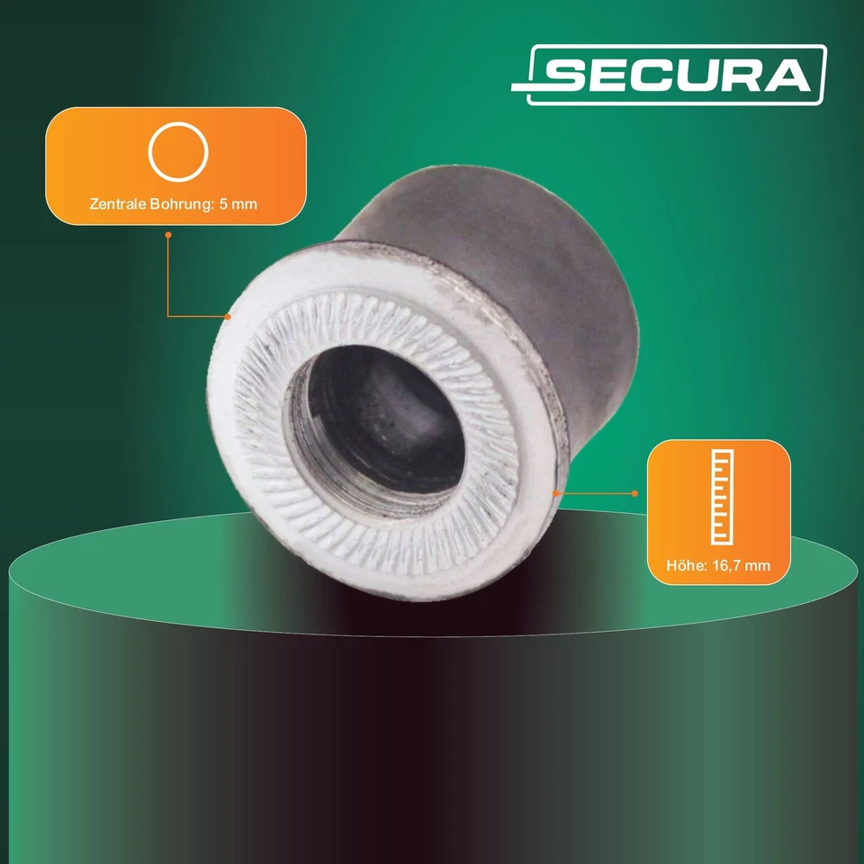 3x Vibrationsdämpfer passend für Dolmar 109 110 111 115 Schwingungsdämpfer - Bild 3 von 4