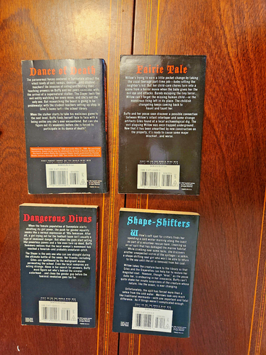 SET OF 4 BUFFY THE VAMPIRE SLAYER PBO SEASON 3 DEEP, POWER, UNNATURAL & VISITORS - Picture 2 of 3