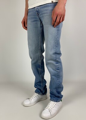 1990's Levi's 501 Washed Denim Jeans Pants Made in USA | eBay
