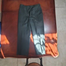 1960 Army Pants Green 44 Serge Wool Trousers