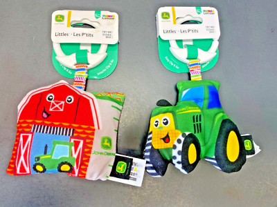 NEW John Deere Lamaze Littles Rattle Baby Infant Toys Barn Tractor
