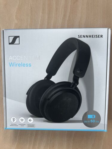 New Sealed Sennheiser Accentum Wireless Noise Cancelling Headphones Black