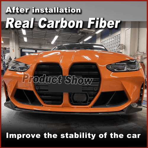 Carbon Frontlippe Lufteinlass Entlüftung Passt für BMW G80 M3 G82 M4 2021+2024 - Bild 2 von 12