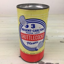 REGENT-CARLTON - Vtg NIP 3 Perma Last Plastic Made In England Badminton Birdies