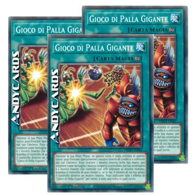 3x GIANT BALL GAME (Giant Ballgame)   Common   PHHY IT062   1Ed   YUGIOH!