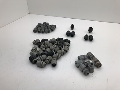 MCMASTER-CARR PIPE CONNECTORS 7 VARIETIES INCLUDES SHC1022CR (64 TOTAL)